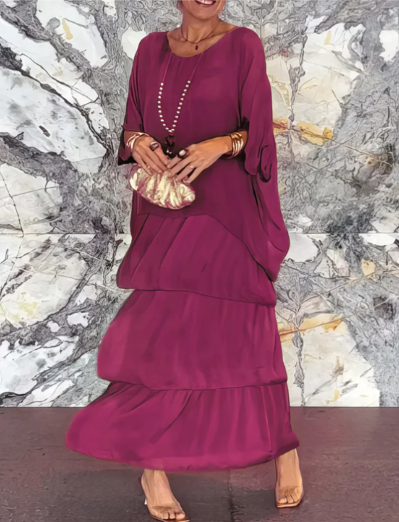 Sariah™ - Flowing Elegance Dress