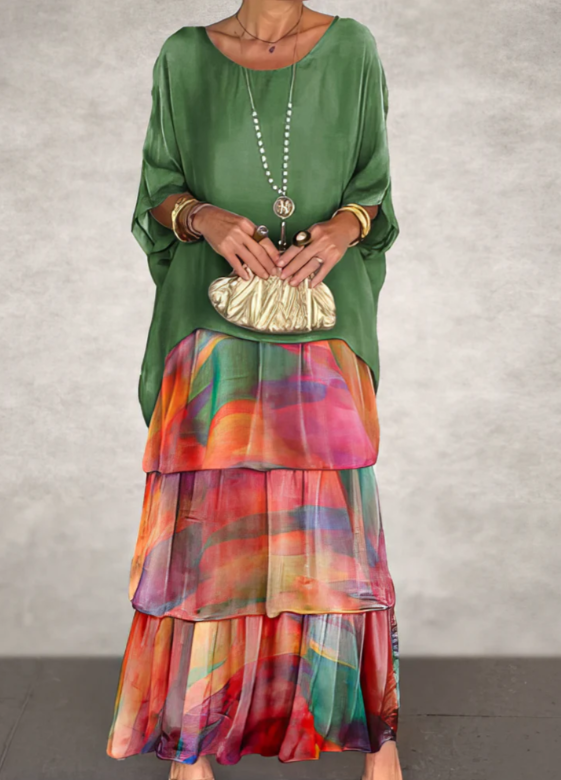 Sariah™ - Flowing Elegance Dress