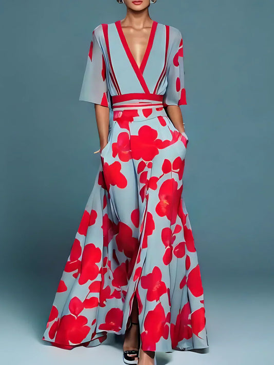 Zylira™ - Elegant Floral Dress