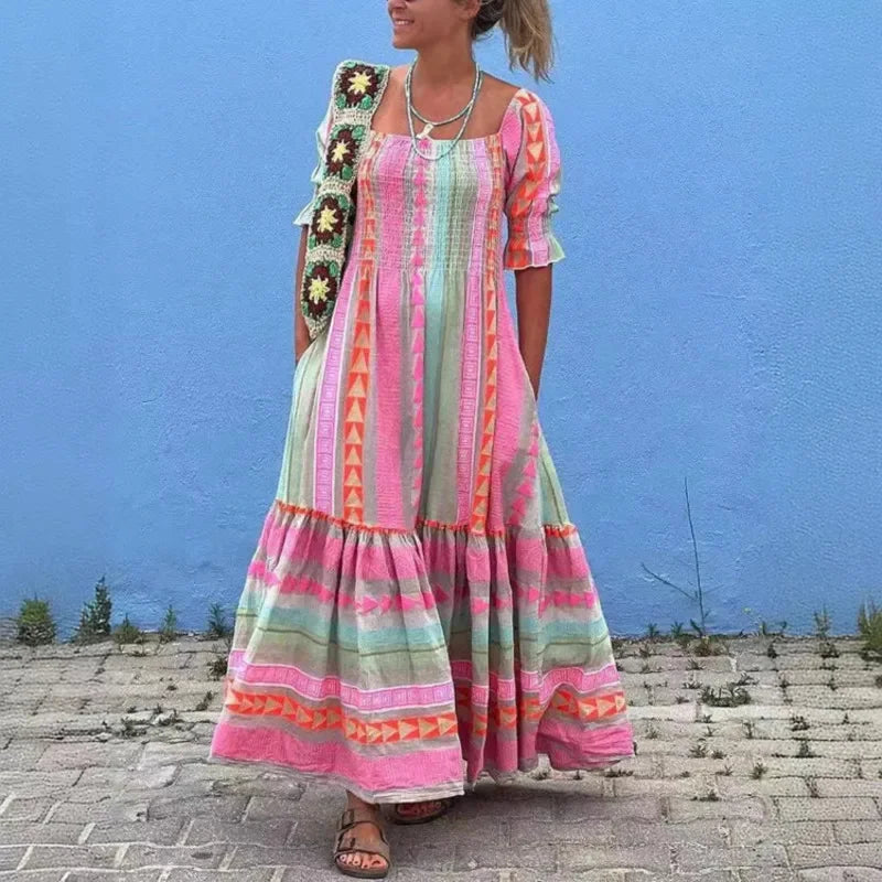 Karla™ - Vibrant Boho Dress