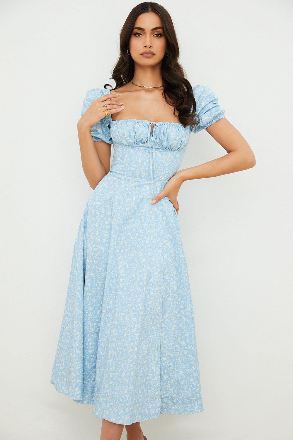 Ailene™ - Bloom Puff Sleeve Dress