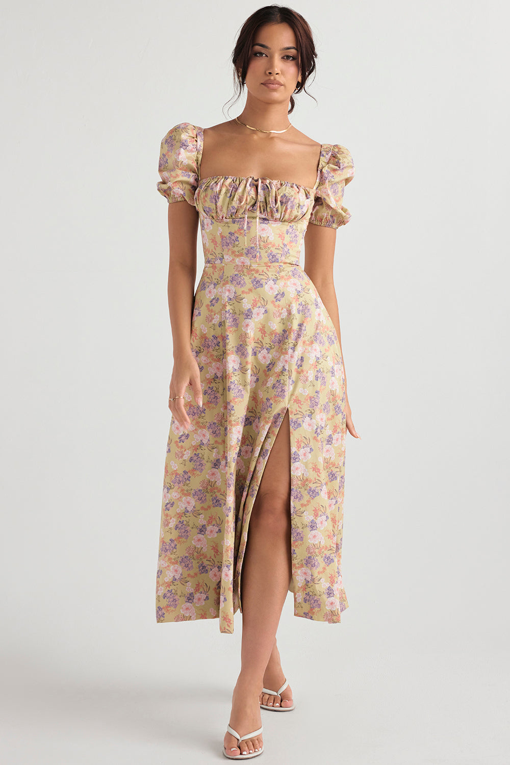 Ailene™ - Bloom Puff Sleeve Dress